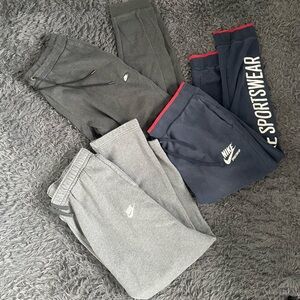 Men Size Large Nike Sweatpants Joggers Bundle of 3